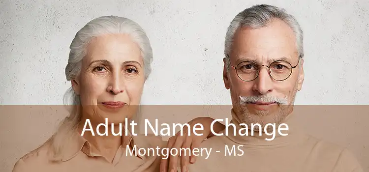 Adult Name Change Montgomery - MS