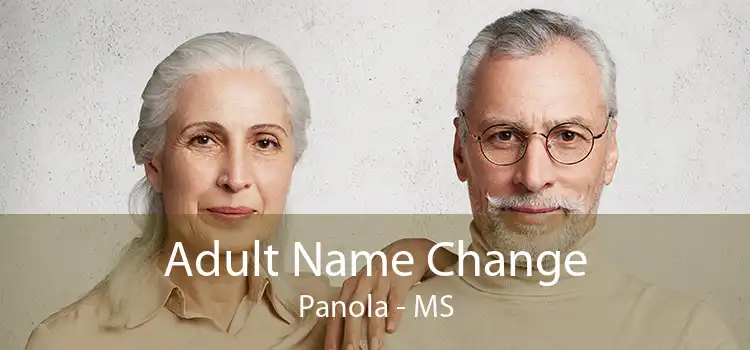 Adult Name Change Panola - MS