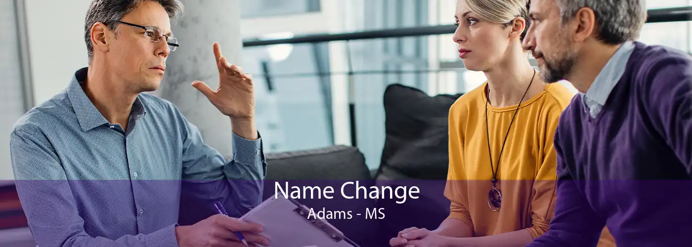 Name Change Adams - MS