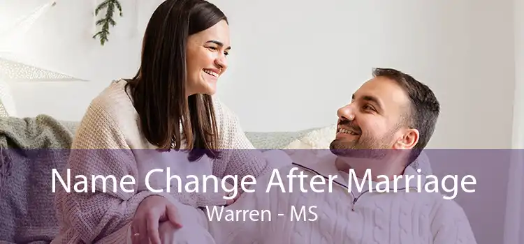 Name Change After Marriage Warren - MS