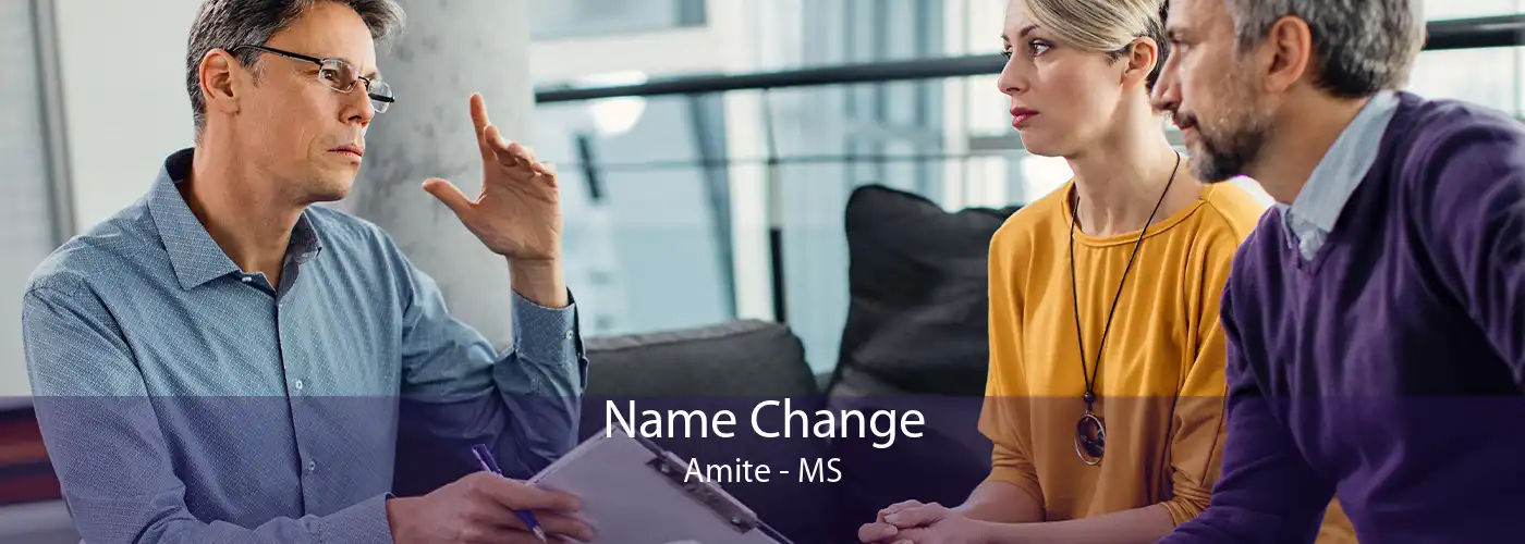 Name Change Amite - MS