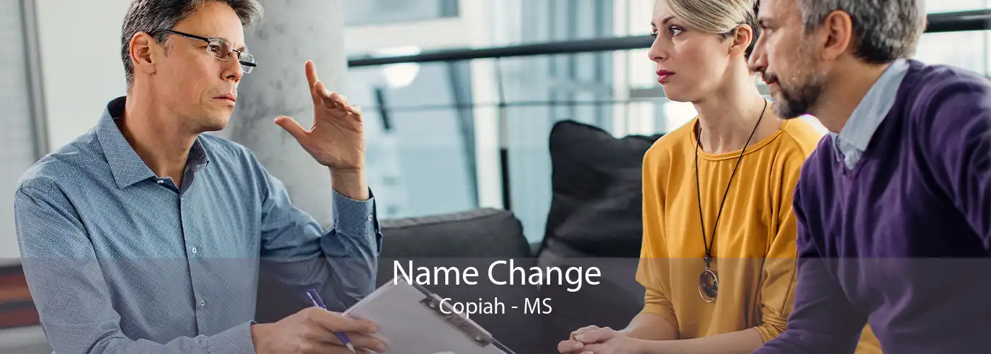 Name Change Copiah - MS