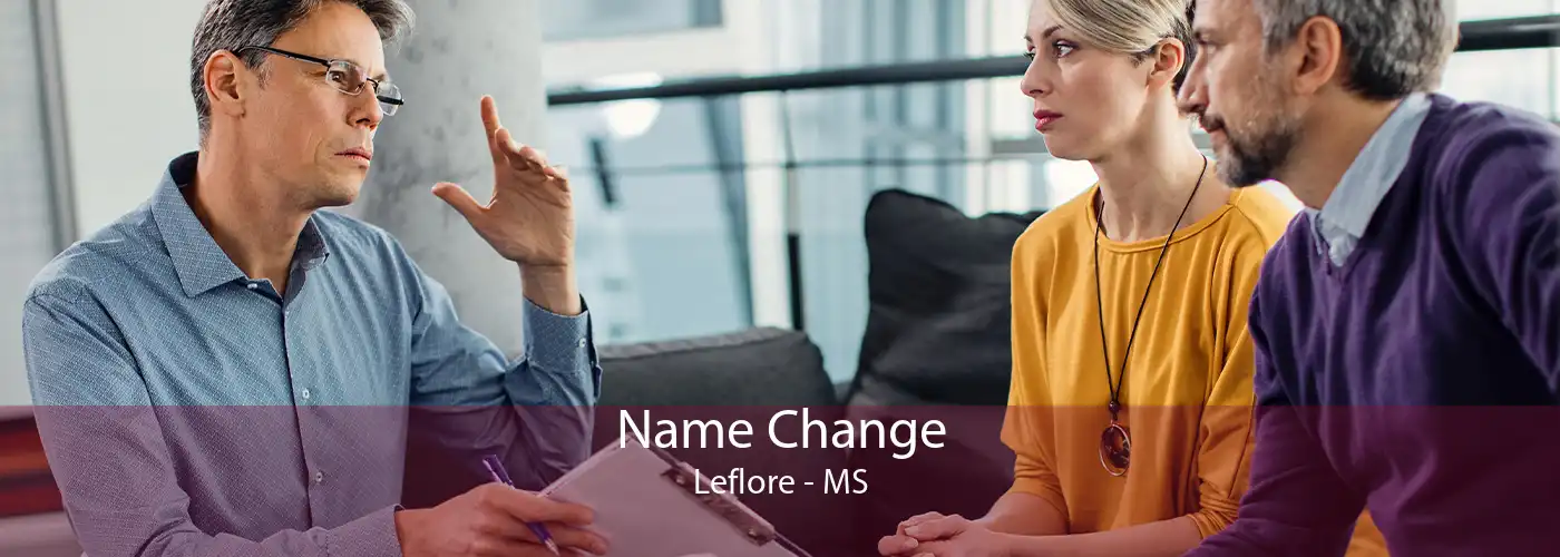 Name Change Leflore - MS