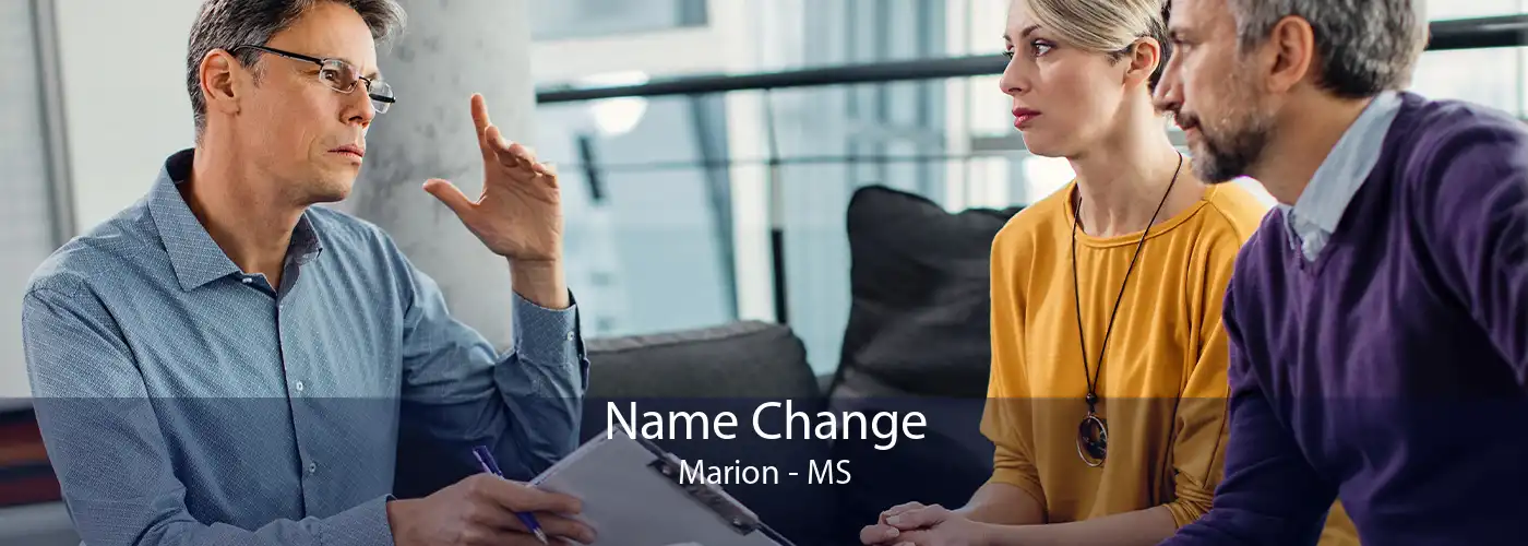 Name Change Marion - MS